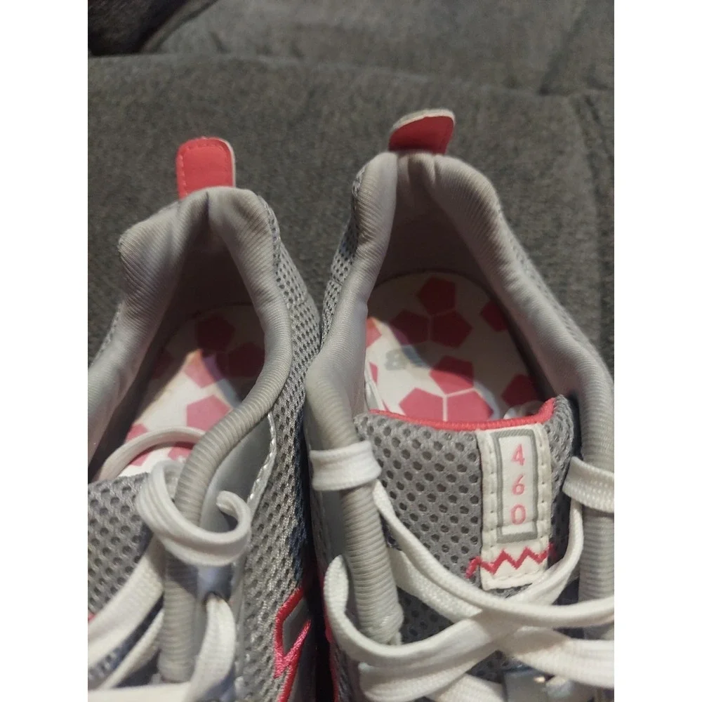 New Balance Running Shoes Grey Pink Cross Training Sneakers Womens Size 8B